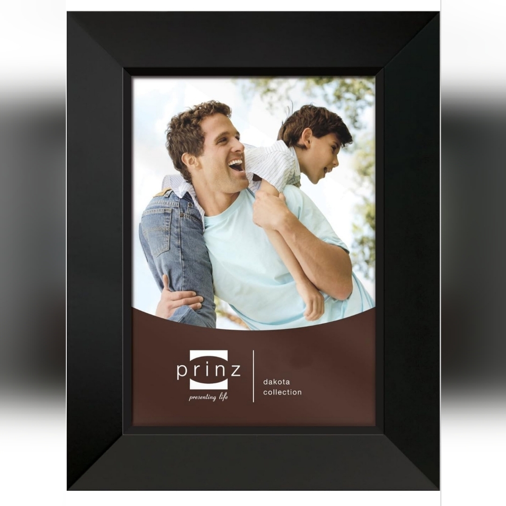 Prinz  Dakota Black Wood 5"x7" Photo Frame #213-657  New in Box
